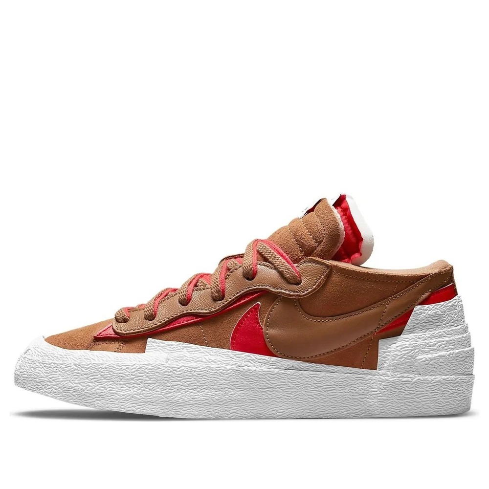 7M / 8.5W -‎ [NEW] Men's Nike X Sacai Blazer Low Shoes Tan DD1877-200